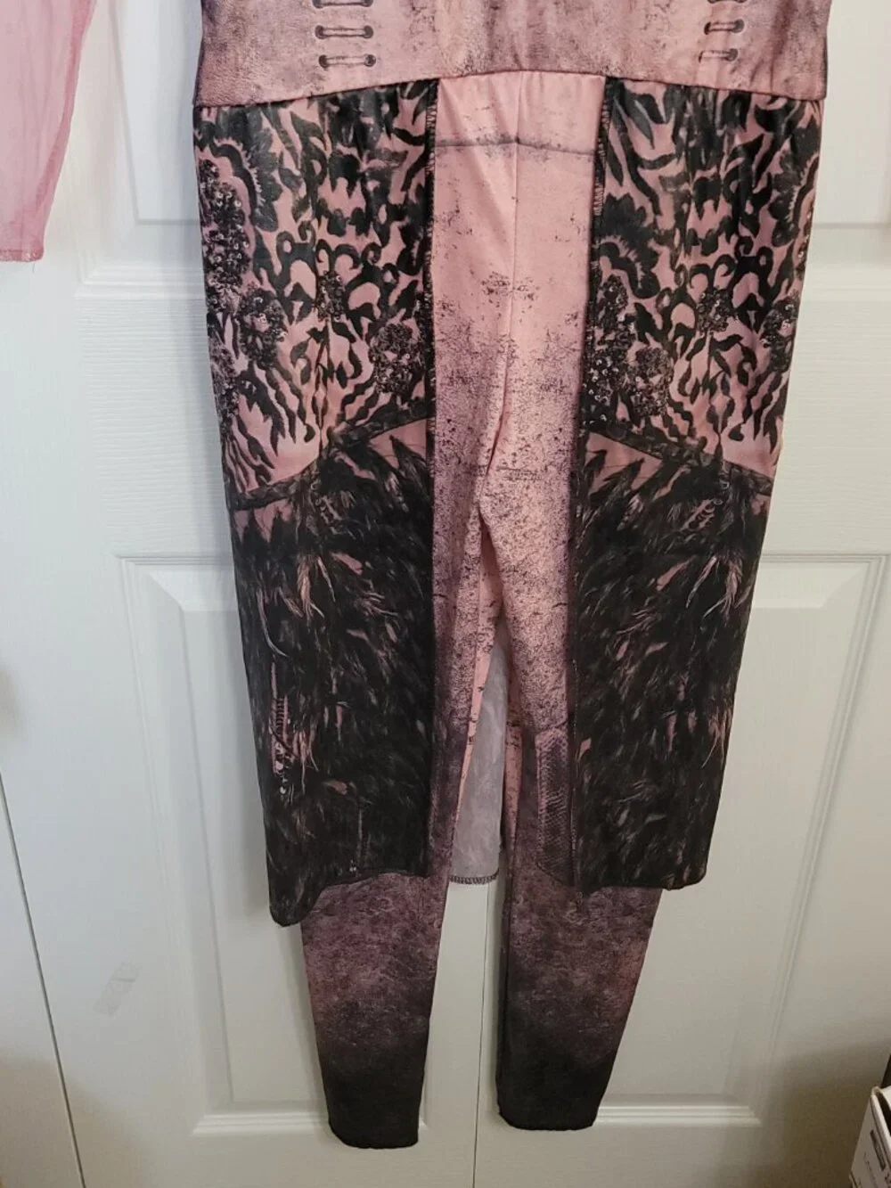 Disney Descendants 3 Audrey Costume For Girls Pink Black Size Large 10-12